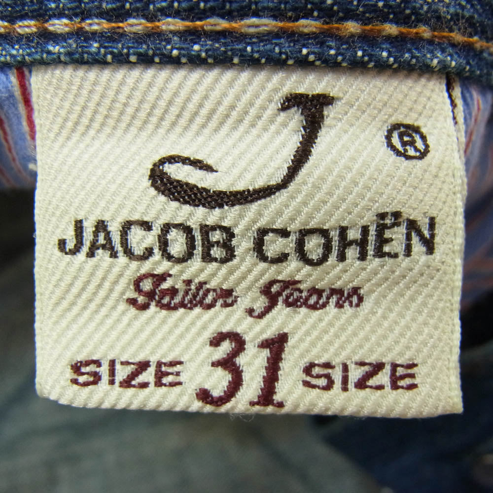 JACOB COHEN ヤコブコーエン J610 ボタンフライ デニム パンツ インディゴブルー系 31【中古】