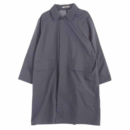 AURALEE オーラリー 19SS A95C01PW LIGHT FINX POLYESTER SOUTIEN COLLAR COAT ライト フィンクス ポリエステル ステンカラー コート グレー系 4【中古】