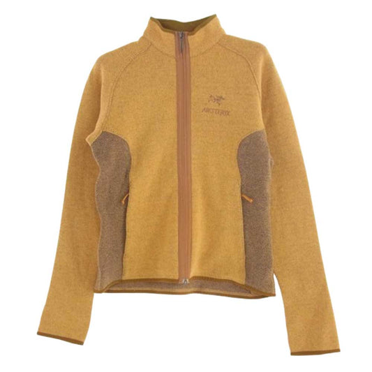 ARC'TERYX アークテリクス ウール ジップアップ フリース ジャケット イエロー系 M【中古】
