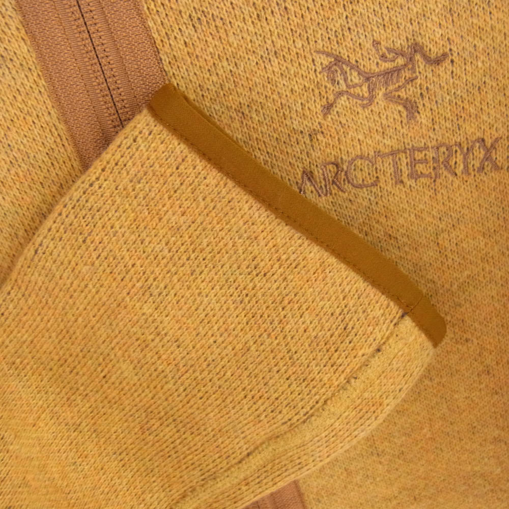 ARC'TERYX アークテリクス ウール ジップアップ フリース ジャケット イエロー系 M【中古】
