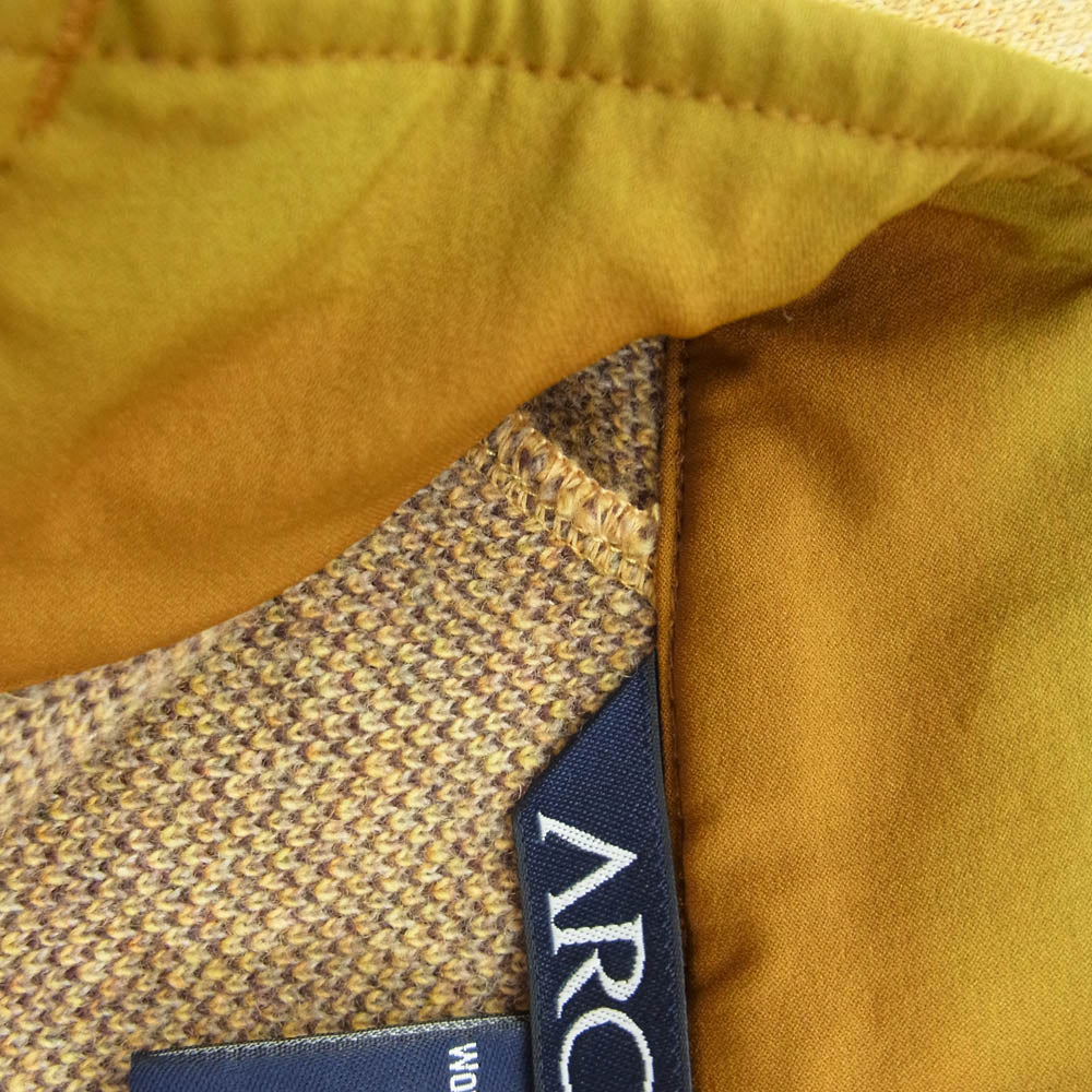 ARC'TERYX アークテリクス ウール ジップアップ フリース ジャケット イエロー系 M【中古】