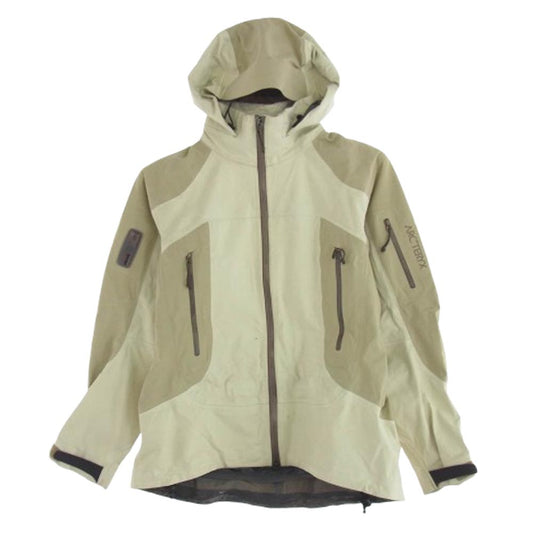 ARC'TERYX アークテリクス Stingray RECCO Jacket GORE-TEX スティングレイ ゴアテックス バイカラー ジャケット ベージュ系 S【中古】