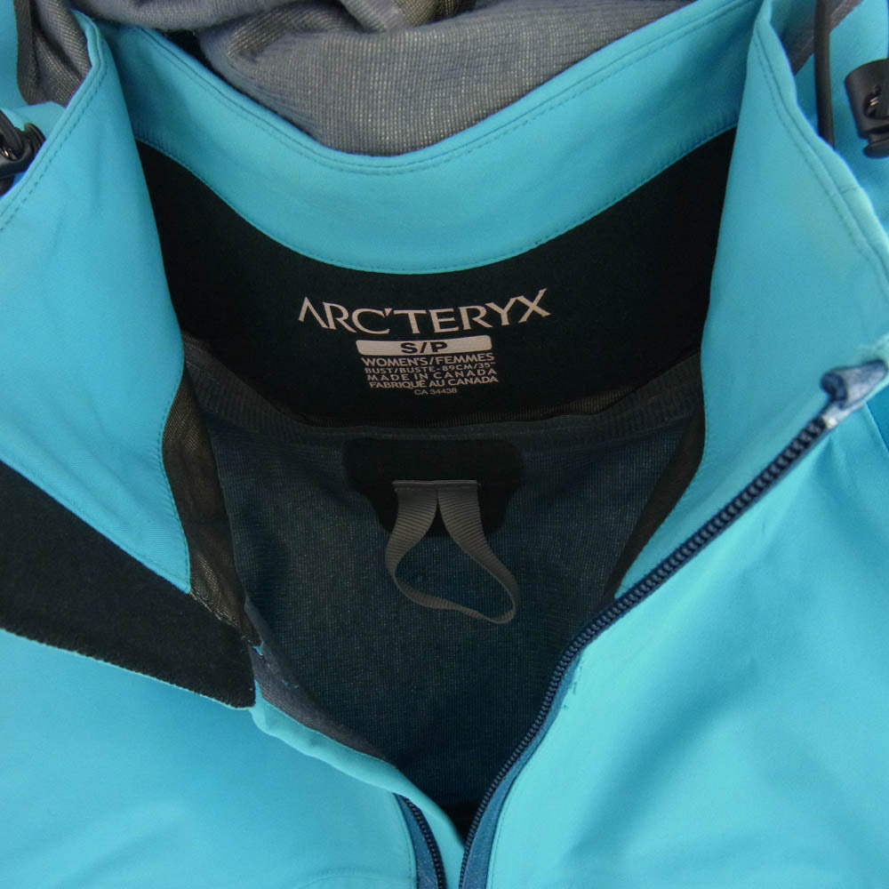 ARC'TERYX アークテリクス Stingray Gore-Tex Recco jacket スティングレイ ゴアテックス マウンテンパーカー シェル ジャケット ブルー ライトブルー系 S【中古】