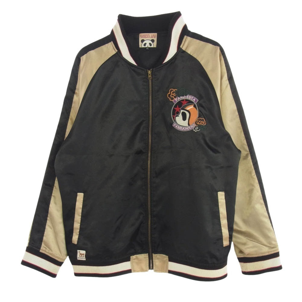 パンディエスタ ジャパン 561216-3 RIDER ライダー スカジャン スーベニアジャケット ブルゾン ブラック系 XXL【中古】