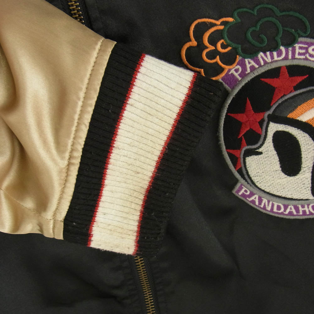 パンディエスタ ジャパン 561216-3 RIDER ライダー スカジャン スーベニアジャケット ブルゾン ブラック系 XXL【中古】