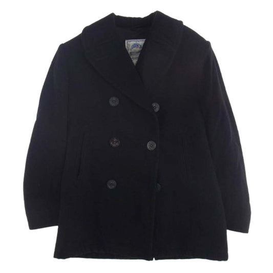 ミリタリー SPM1C1-10-D-1077 DSCP US.NAVY ウール Pコート ブラック系 40【中古】