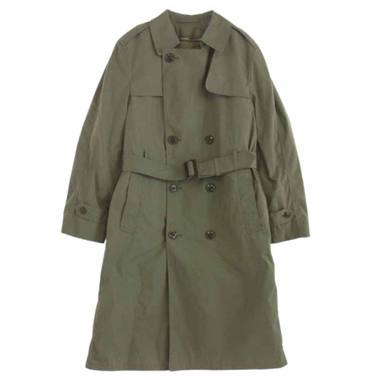ミリタリー 8405-01-504-8662 Valor Collection 中綿入りライナー付属 トレンチコート カーキ系 38【中古】
