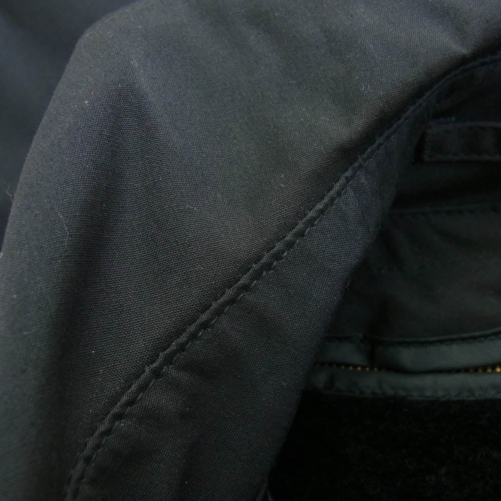ミリタリー DLA100-87-C-0365 US.NAVY 80s USN 米海軍 All Weather Coat フリースライナー付き オールウェザー コート ブラック系 36R【中古】