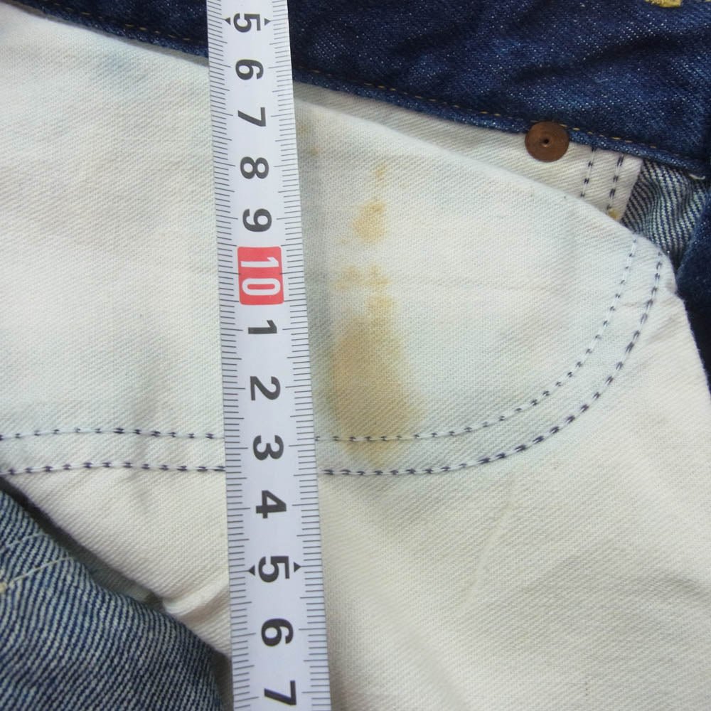 Lee リー 202-0341 70s 80s USA製 ブーツ カート デニム パンツ インディゴブルー系 36×36【中古】