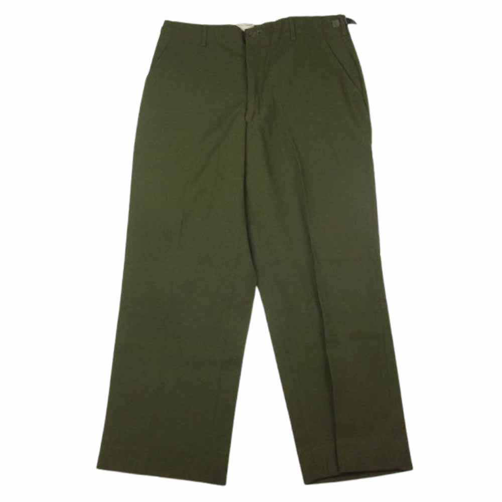 米軍 80s M-1951 M-51 TROUSERS ミリタリー トラウザー パンツ カーキ系【中古】