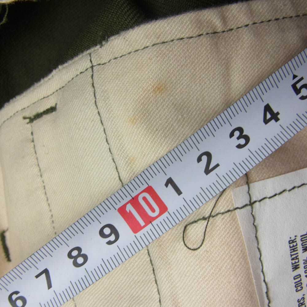米軍 80s M-1951 M-51 TROUSERS ミリタリー トラウザー パンツ カーキ系【中古】