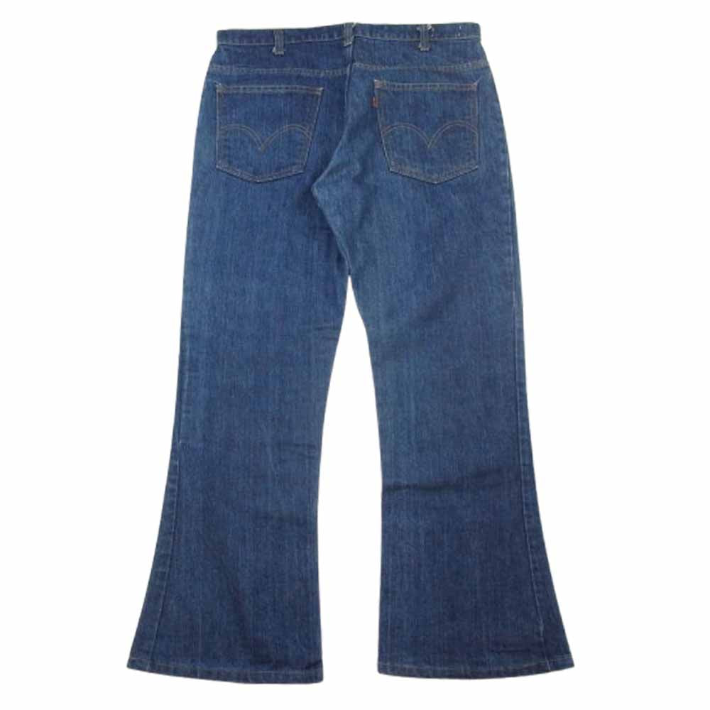 Levi's リーバイス 70s 646 オレンジタブ ボタン裏刻印542 ベルボトム デニム パンツ インディゴブルー系 W36L32【中古】