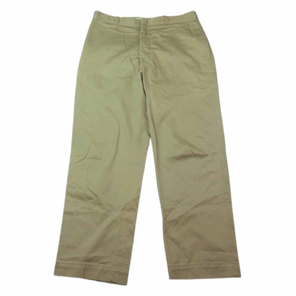 米軍 8405-163-8711 70s TROUSERS トラウザーズ チノ パンツ ベージュ系 36×29【中古】
