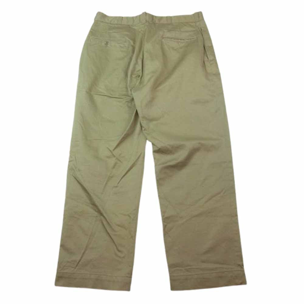 米軍 8405-163-8711 70s TROUSERS トラウザーズ チノ パンツ ベージュ系 36×29【中古】