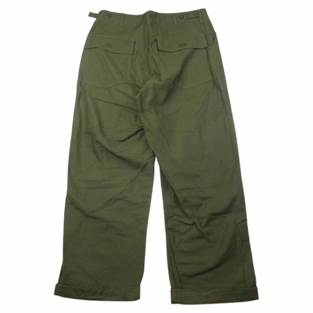 米軍 8405-222-1947 Trousers トラウザーズ ベイカー ミリタリー パンツ カーキ系【中古】