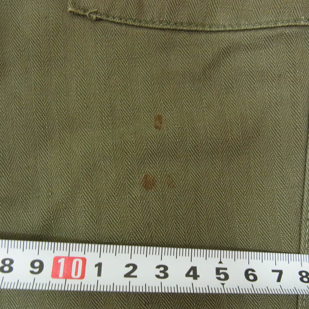 米軍 40s M-43 HBT ヘリンボーン カーゴ パンツ カーキ系 32【中古】