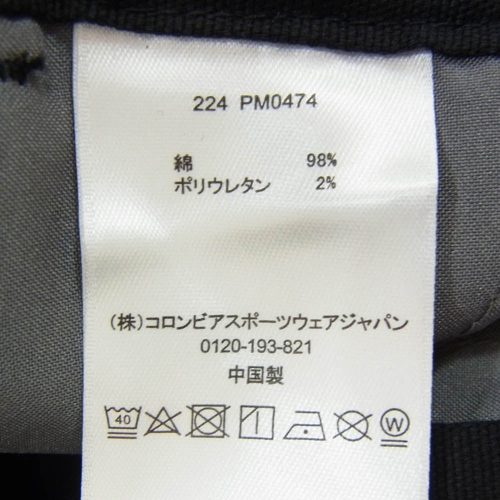 Columbia コロンビア PM0474 ロマビスタ コットン テーパード パンツ ブラック系 XL【中古】