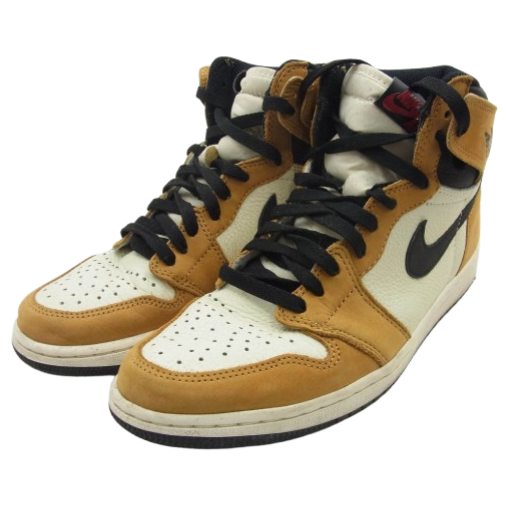 NIKE ナイキ 555088-700 Air Jordan 1 RETRO High Rookie of The Year エアジョーダン1 レトロ ハイ OG ルーキー オブ ザ イヤー スニーカー 26.5cm【中古】
