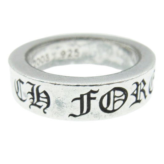 CHROME HEARTS クロムハーツ（原本無） 6mm SPACER FOREVER スペーサー フォーエバー リング シルバー系 15.5号【中古】