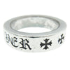 CHROME HEARTS クロムハーツ（原本無） 6mm SPACER FOREVER スペーサー フォーエバー リング シルバー系 15.5号【中古】