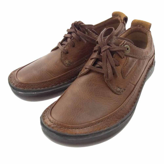 Clarks クラークス 509500679 SAFARI NATURE サファリネイチャー コンフォート レザー シューズ ブラウン系 8【中古】