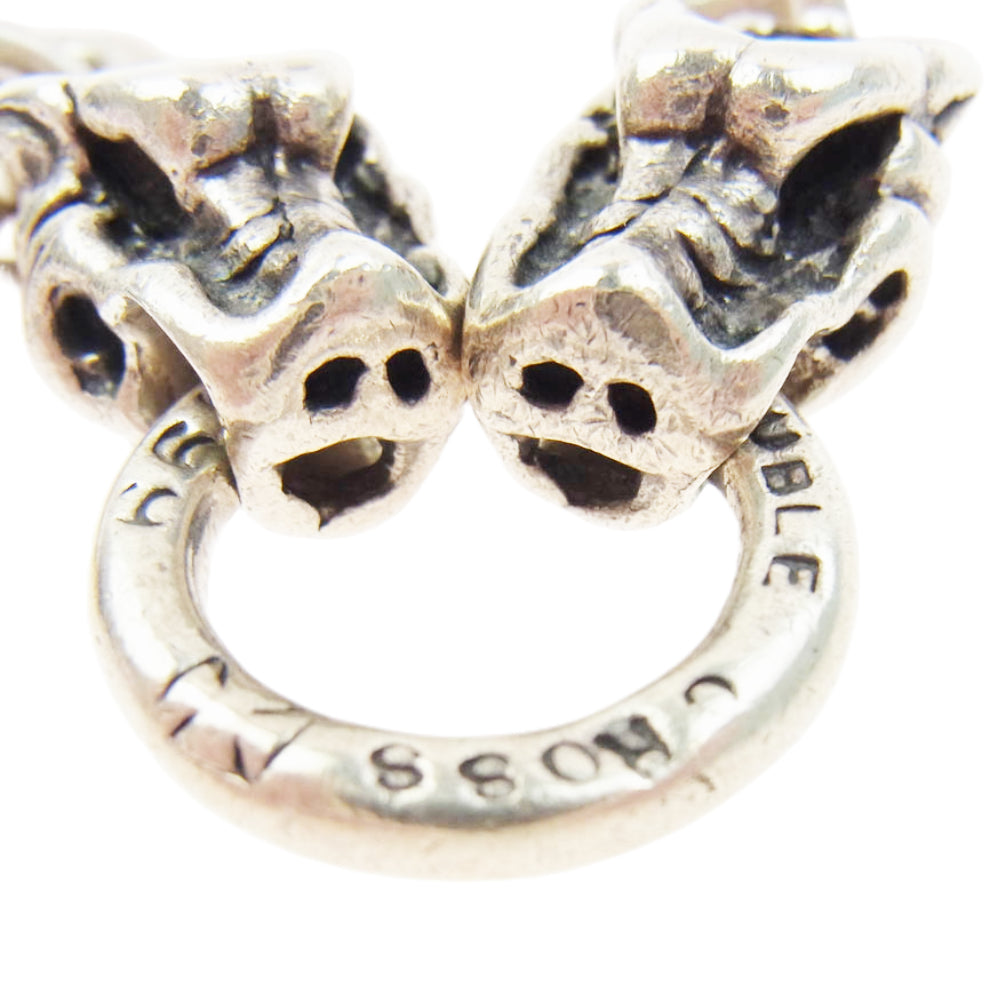 TRAVIS WALKER トラヴィスワーカー ギャランティ付属 HOOK 2GARGOYLES W/DAGGER DOUBLE CROSS ダブルクロス フック w/2ガーゴイルズ ダガー キーチェーン キーリング シルバー系【中古】