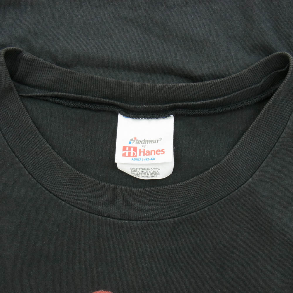 ヴィンテージ 90's Marilyn Manson マリリンマンソン MECHANICAL ANIMALS メカニカル・アニマルズ プリント Tシャツ 半袖 ブラック系 L【中古】