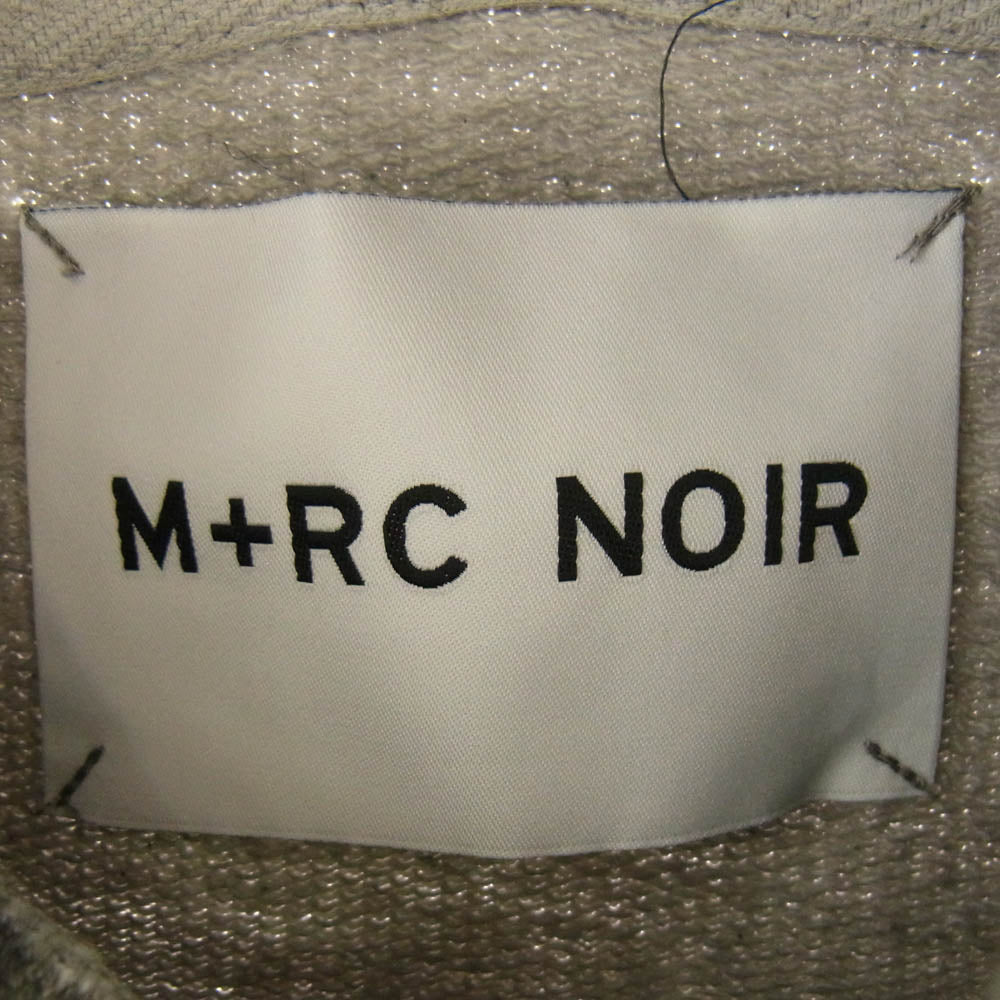 M＋RC NOIR マルシェノア STENCIL POPOVER HOODY ステンシルポップオーバーフーディ パーカー グレー系 L【中古】