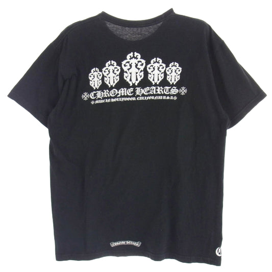 CHROME HEARTS クロムハーツ（原本無） Dagger S/S Tee ダガープリント Tシャツ 半袖カットソー ブラック系 XL【中古】