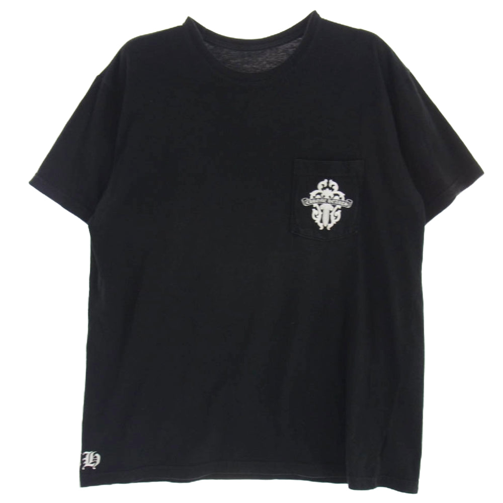 CHROME HEARTS クロムハーツ（原本無） Dagger S/S Tee ダガープリント Tシャツ 半袖カットソー ブラック系 XL【中古】