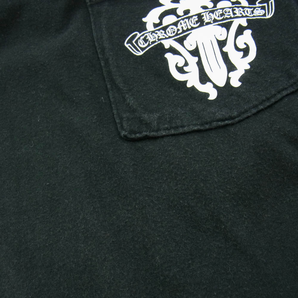CHROME HEARTS クロムハーツ（原本無） Dagger S/S Tee ダガープリント Tシャツ 半袖カットソー ブラック系 XL【中古】