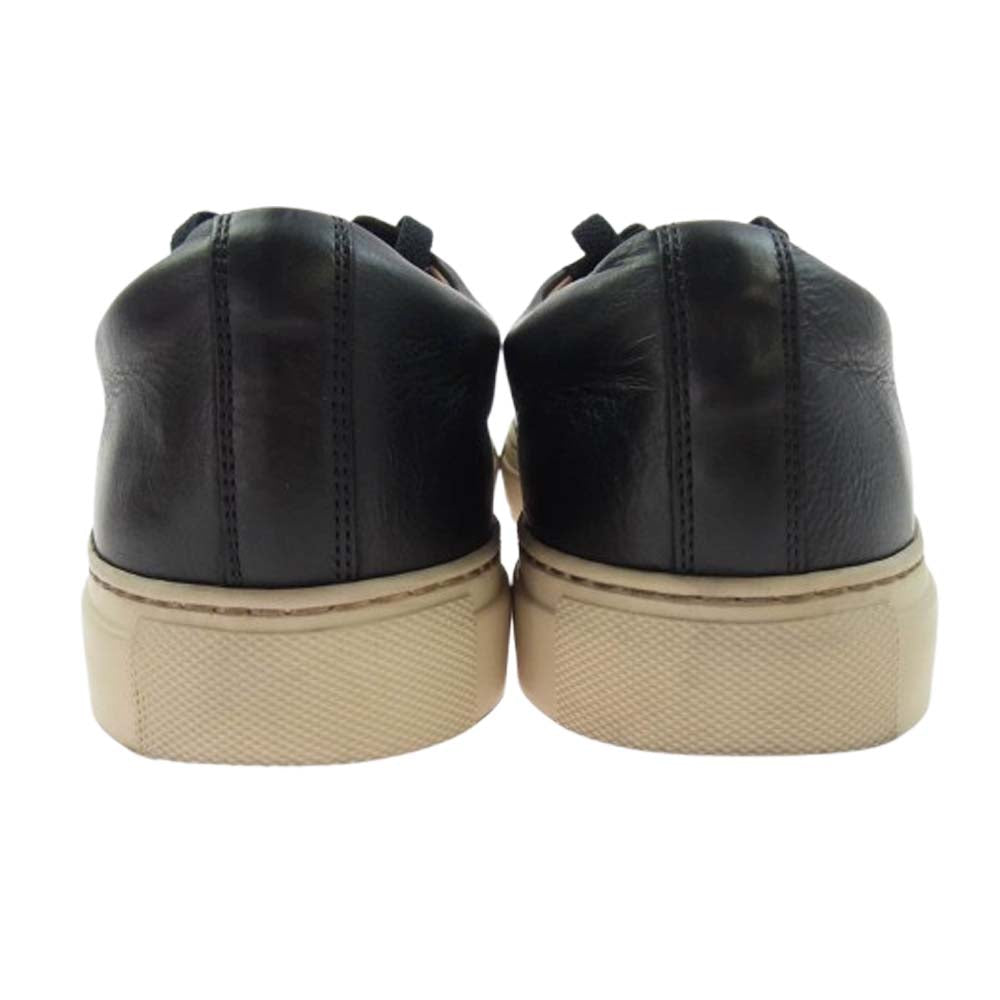 BUTTERO ブッテロ 555219-0002 TANINO タニーノ レザー ローカット スニーカー ブラック系 41【中古】