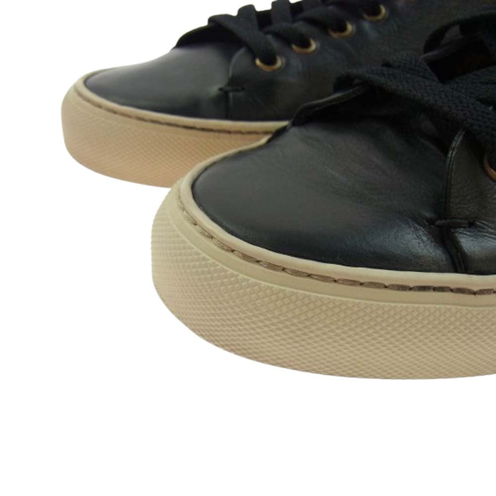 BUTTERO ブッテロ 555219-0002 TANINO タニーノ レザー ローカット スニーカー ブラック系 41【中古】