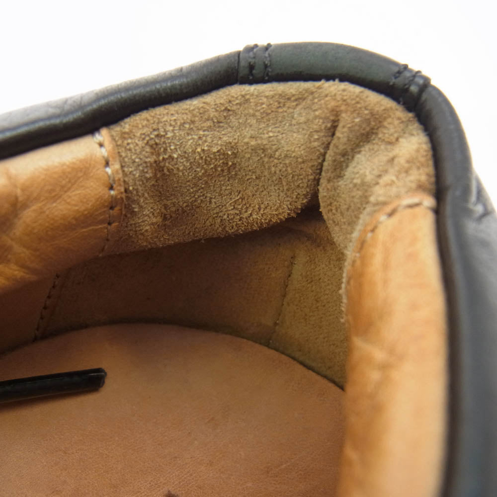 BUTTERO ブッテロ 555219-0002 TANINO タニーノ レザー ローカット スニーカー ブラック系 41【中古】