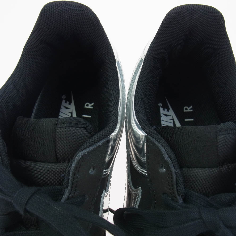 NIKE ナイキ HF2885-001 Air Force 1 Low Black and Metallic Silver エアフォース1 ローカット スニーカー ブラック系 27.5cm【新古品】【未使用】【中古】