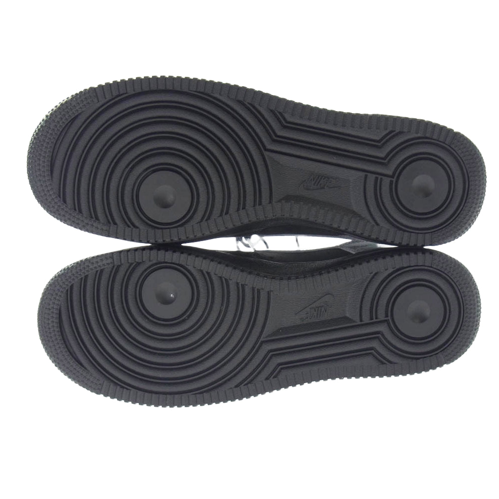 NIKE ナイキ HF2885-001 Air Force 1 Low Black and Metallic Silver エアフォース1 ローカット スニーカー ブラック系 27.5cm【新古品】【未使用】【中古】