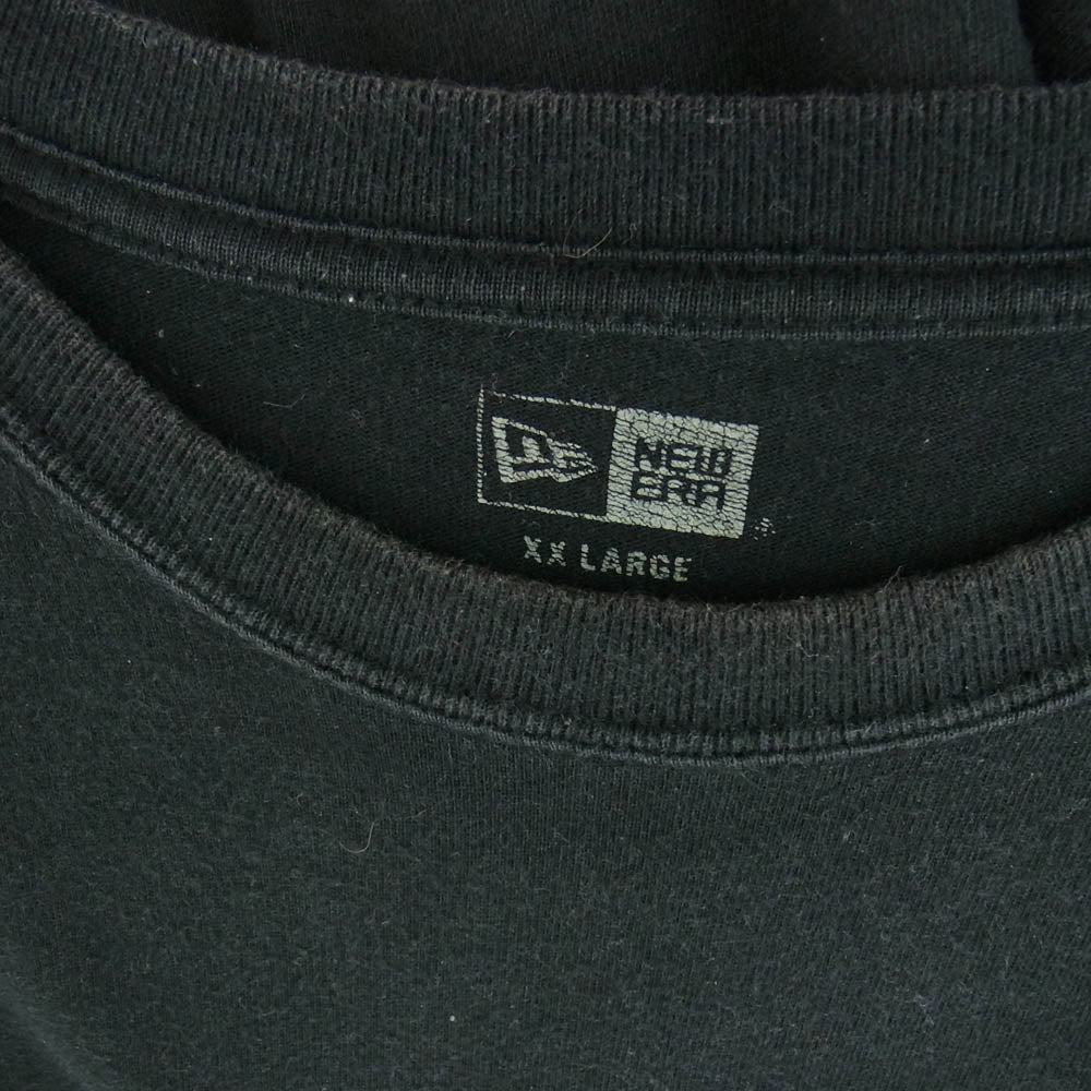 Yohji Yamamoto POUR HOMME ヨウジヤマモトプールオム 21ss HD-T97-082 × NEW ERA PT TEE ニューエラ NO FUTURE ノーフューチャー 半袖 Tシャツ ブラック系 XXL【中古】