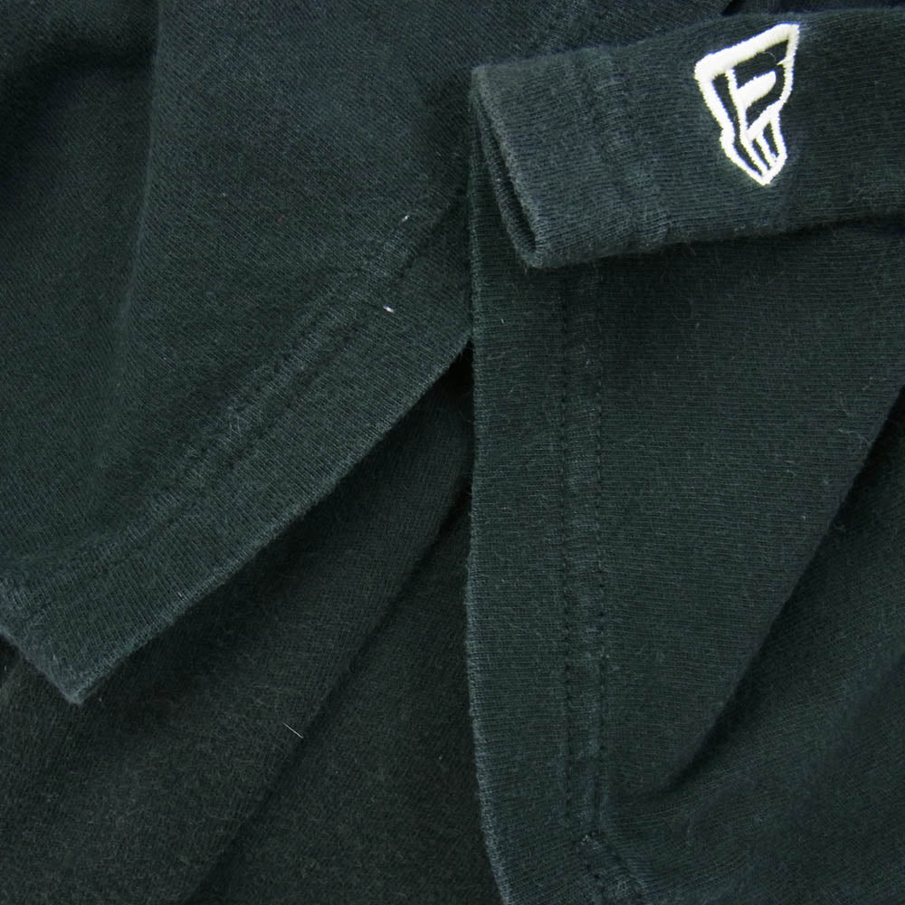 Yohji Yamamoto POUR HOMME ヨウジヤマモトプールオム 21ss HD-T97-082 × NEW ERA PT TEE ニューエラ NO FUTURE ノーフューチャー 半袖 Tシャツ ブラック系 XXL【中古】