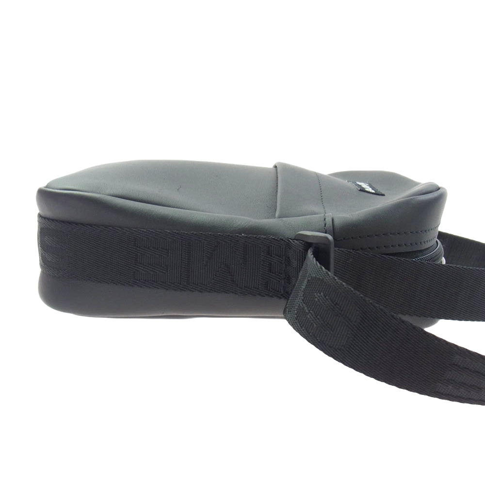 Supreme シュプリーム 23AW Leather Shoulder Bag レザー ウエストバッグ ブラック系【中古】