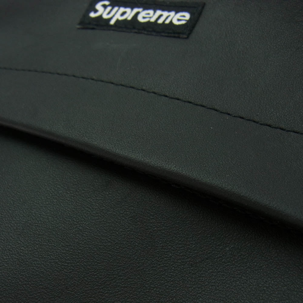 Supreme シュプリーム 23AW Leather Shoulder Bag レザー ウエストバッグ ブラック系【中古】