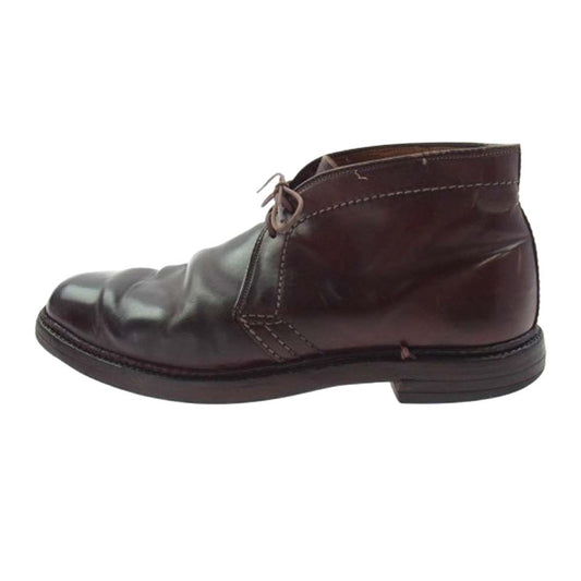 ALDEN オールデン コードバン レザー チャッカブーツ ブラウン系 7【中古】