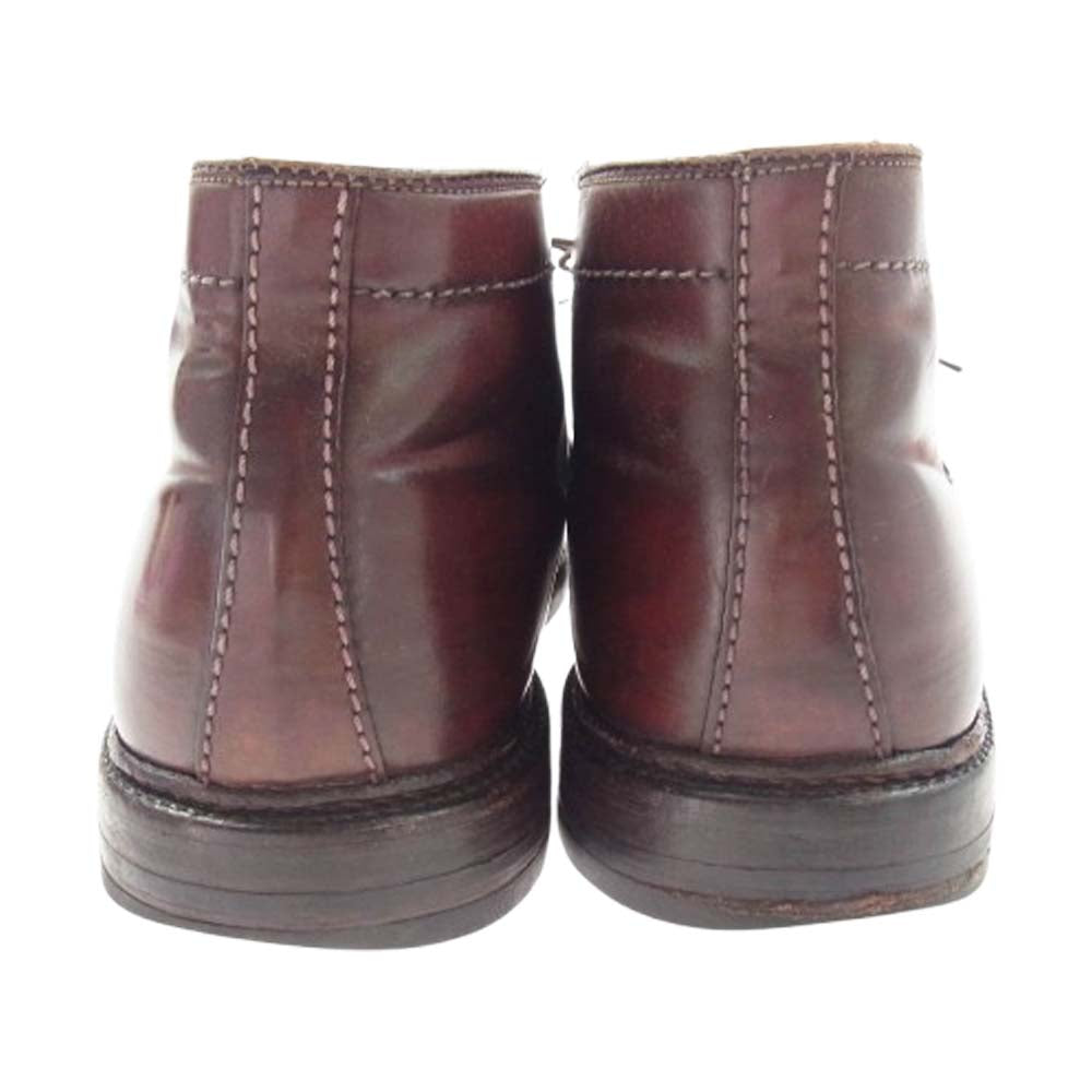 ALDEN オールデン コードバン レザー チャッカブーツ ブラウン系 7【中古】