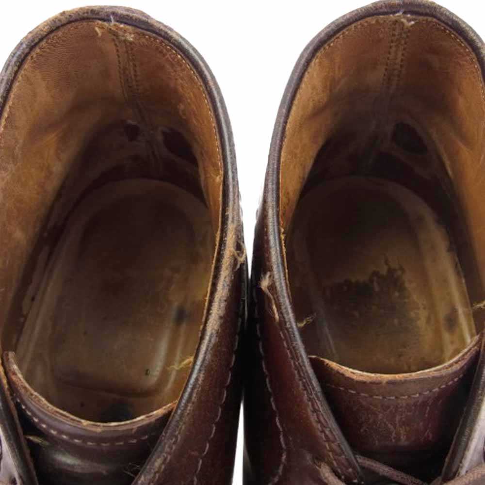 ALDEN オールデン コードバン レザー チャッカブーツ ブラウン系 7【中古】