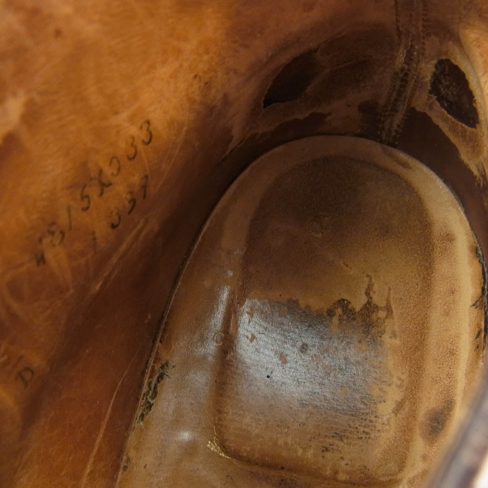 ALDEN オールデン コードバン レザー チャッカブーツ ブラウン系 7【中古】