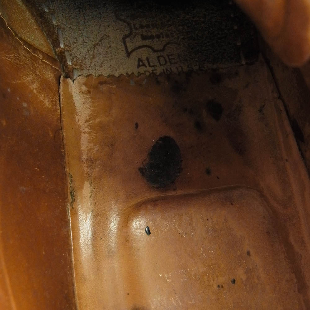 ALDEN オールデン コードバン レザー チャッカブーツ ブラウン系 7【中古】