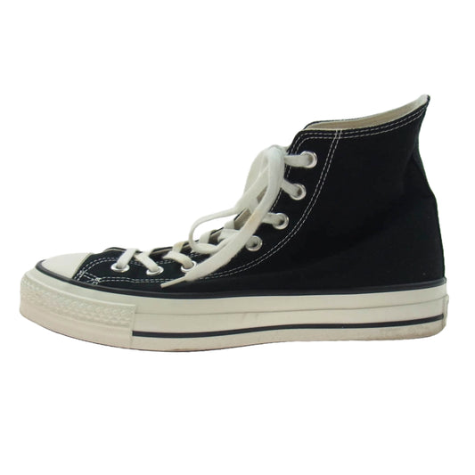 CONVERSE コンバース CANVAS ALL STAR J HI キャンバス オールスター ジャパン ハイカット スニーカー ブラック系 8【中古】