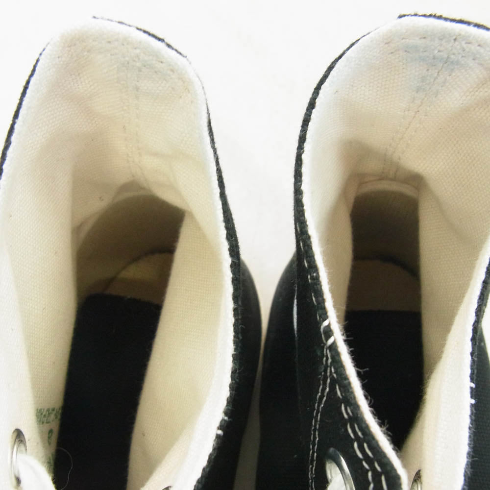 CONVERSE コンバース CANVAS ALL STAR J HI キャンバス オールスター ジャパン ハイカット スニーカー ブラック系 8【中古】