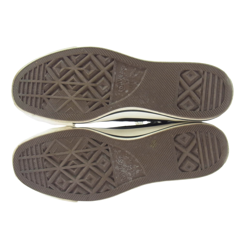 CONVERSE コンバース CANVAS ALL STAR J HI キャンバス オールスター ジャパン ハイカット スニーカー ブラック系 8【中古】