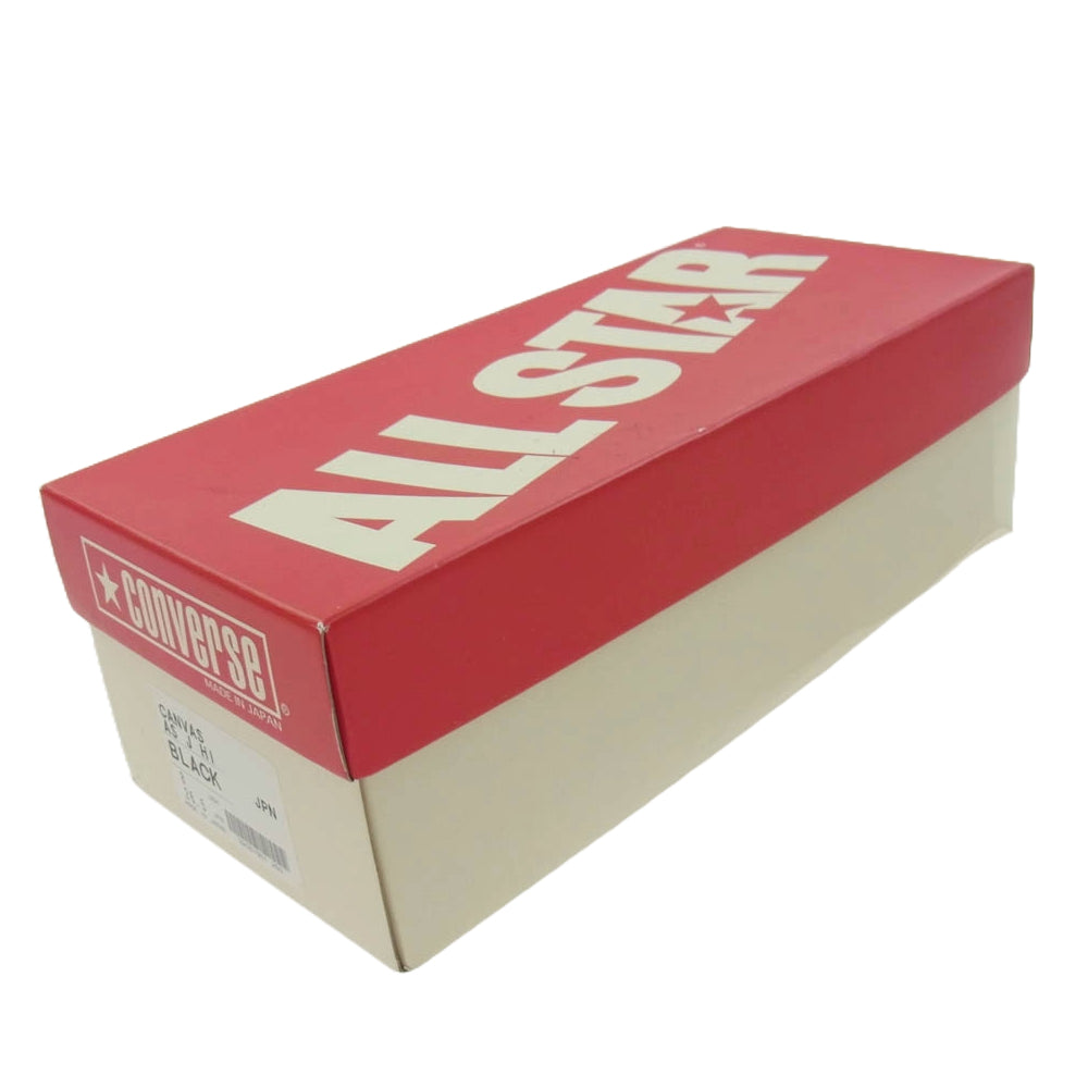 CONVERSE コンバース CANVAS ALL STAR J HI キャンバス オールスター ジャパン ハイカット スニーカー ブラック系 8【中古】