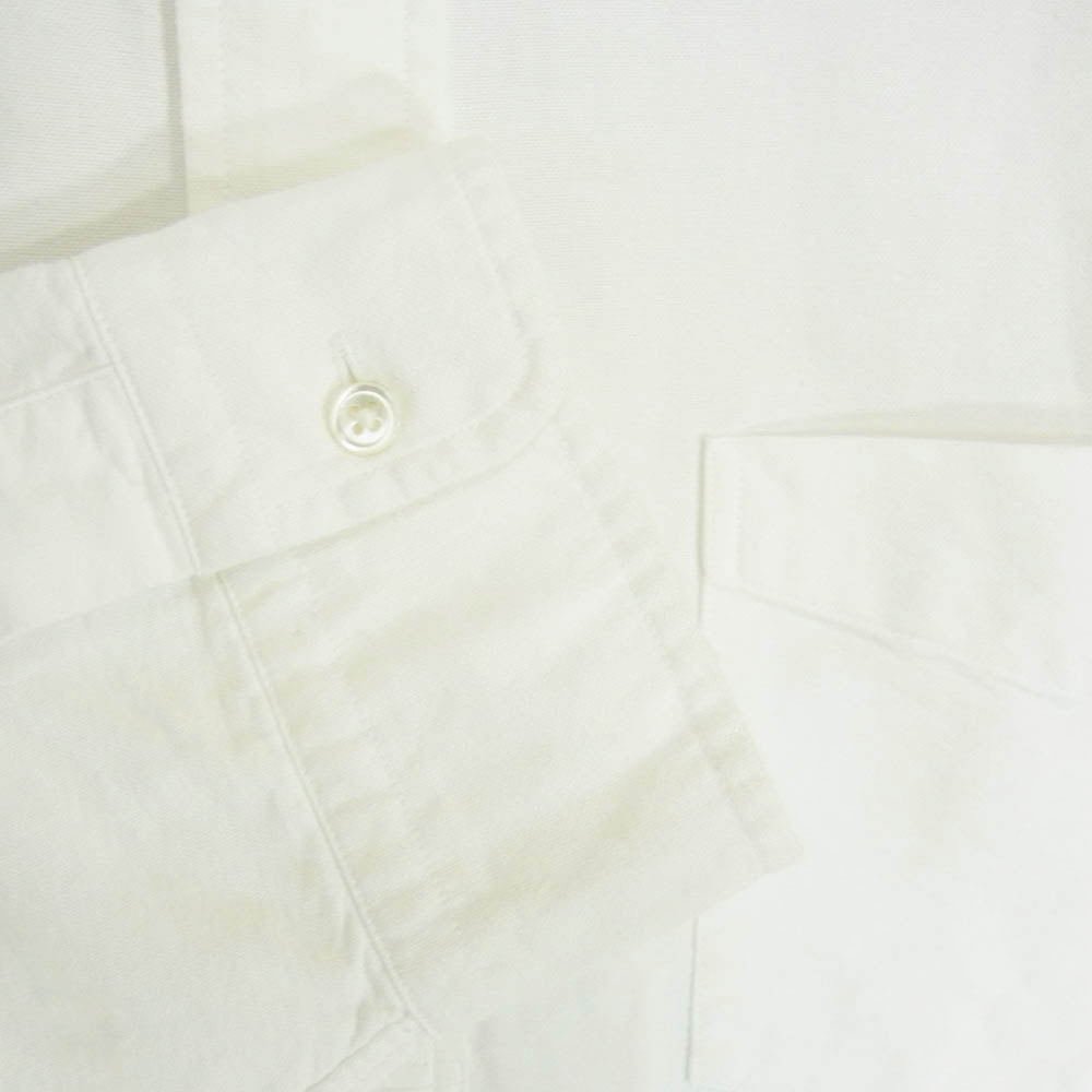 GRAPHPAPER グラフペーパー 22AW GM224-50042B OVERSIZED BD PULLOVER SHIRT  オーバーサイズ プルオーバー ボタンダウン 長袖 シャツ ホワイト系 F【中古】